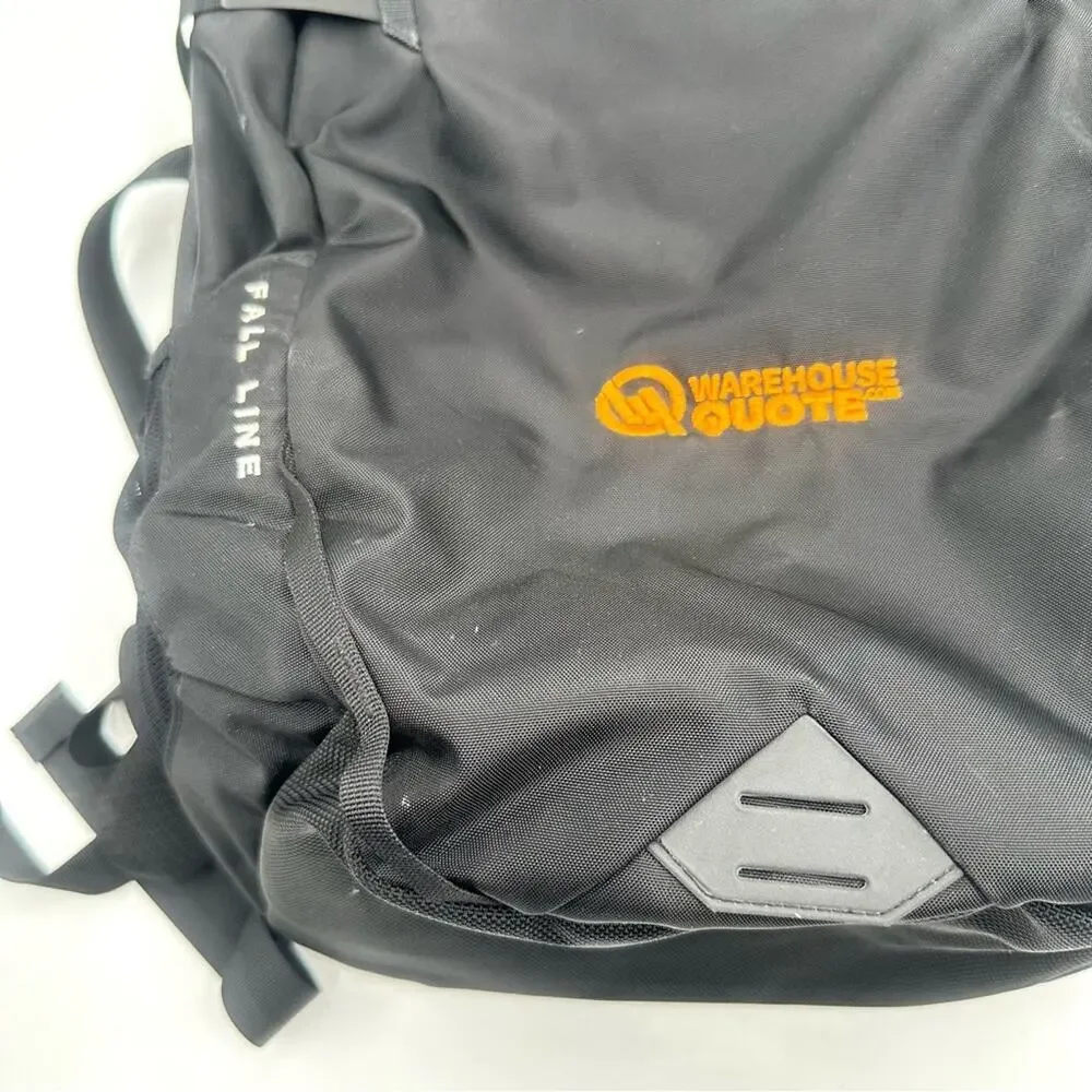 The North Face Fall Line Backpack - Black (has logo embroidered)
